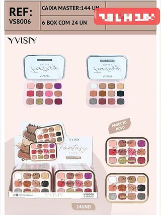 YVISIY PALETA DE SOMBRAS-24PCS/7.91