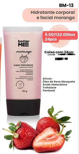 BETTER ME HIDRATANTE MORANGO -24PCS/5.50