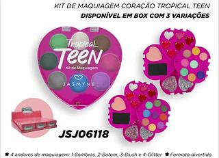 JASMYNE PALETA DE SOMBRAS-KIT COLECAO TROPICAL-12PC/10.00