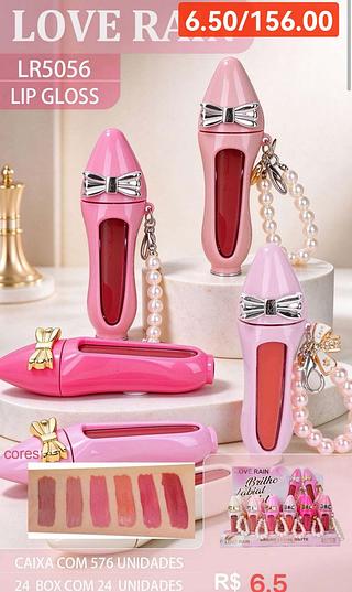 LOVE RAIN LIP GLOSS-24PCS/6.50