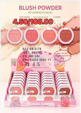BOBBIRARA BLUSH E --24PCS/4.50