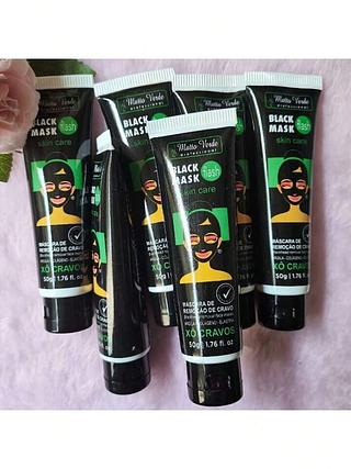 MATTO VERDE MASCARA FACIAL BISNAGAS BLACK-12PCS/4.83