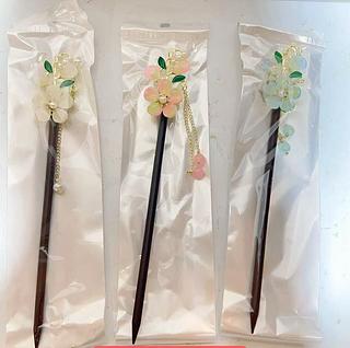 PALITO DE MADEIRA ESTILO COM PEDRA-12PCS/3.83