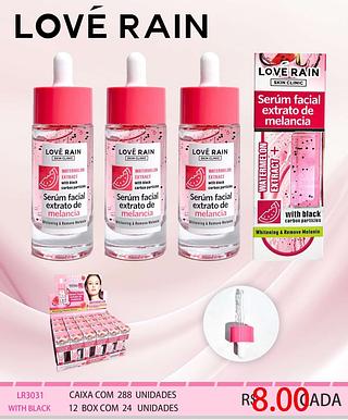 LOVE RAIN SERUM FACIAL MELANCIA-24PCS/8.00