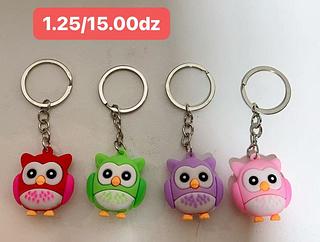 CHAVEIRO DE BORRACHA-TAMANHO P-12PCS1.25