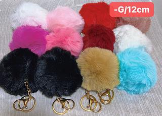 CHAVEIRO POMPOM PELUCIA -12PCS/2.50