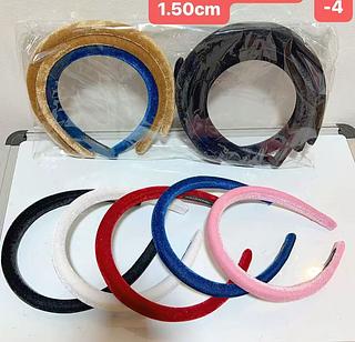 TIARA TECIDO 1.5CM-12PCS/2.50