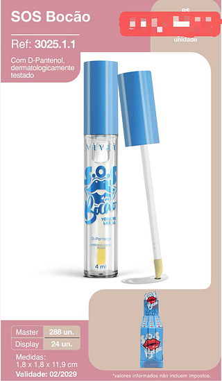 VIVAI BOCAO-VOLUMOSO LABIAL-24PCS-5.66