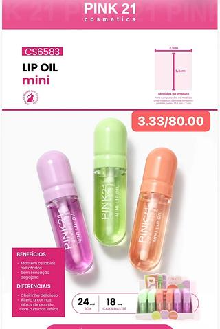 PINK21 LIP OIL-24PCS//3.33