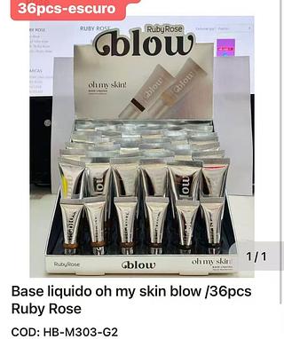 RUBYROSE- BASE LIQUIDO BLOW -36PCS/11.19
