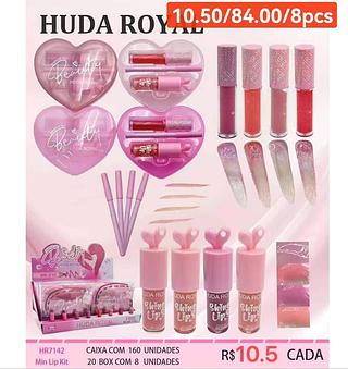 LOVE RAIN KIT LIP GLOSS COM LAPIS LABIAL-8BOX/10.50