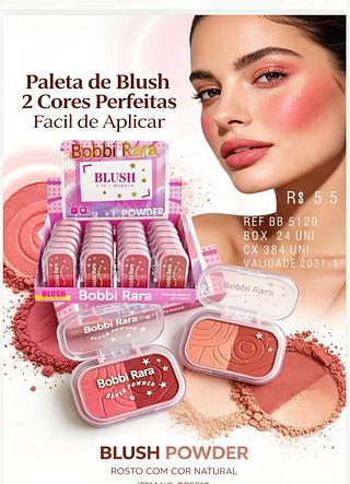 bobbi rara PALETA DE BLUSH -24pcs/5.00