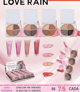 LOVE RAIN SOMBRA PARA SOBRANCELHA COM CHAVEIRO-24PCS/7.50