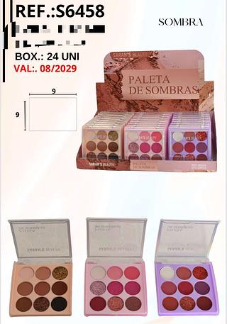 SARAHS PALETA DE SOMBRAS -24PCS/6.50