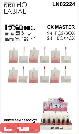 LUA NEVE LIP GLOSS-24PCS/5.75