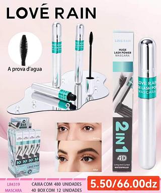 LOVERAIN MASCARA DE CILIOS-12PCS/5.50
