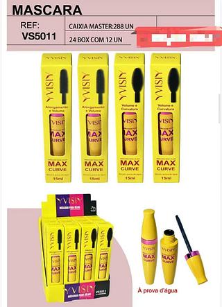 YVISIY MASCARA DE CILIOS-12PCS/5.00