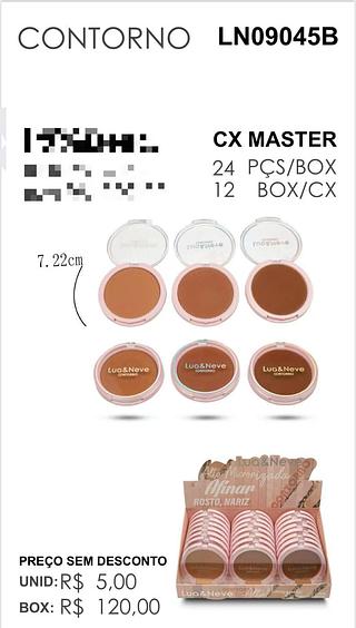 LUANEVE CONTORNO-24PCS/5.00