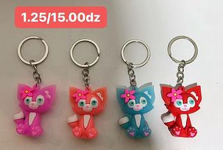 CHAVEIRO DE BORRACHA-TAMANHO P-12PCS1.25