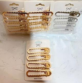 BICO DE PATO DE METAL -KIT 4PCS-12CT/1.50