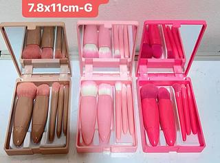 KIT PINCEL COM ESPELHO-12PCS/4.58-TAMANHO G