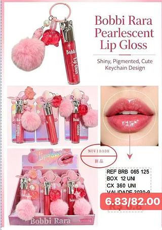 BOBBI RARA LIP GLOSS 2 EM 1-12PCS/6.83