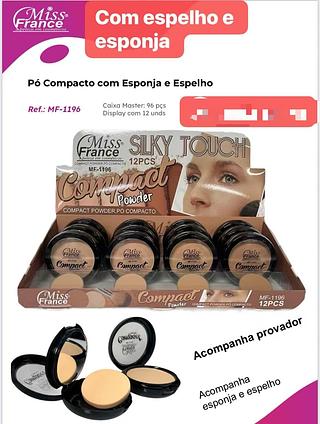 missfrance po compacto--12pcs/7.00