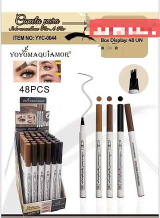 YOYO CANETA DE SOBRANCELHA-48PC/3.83