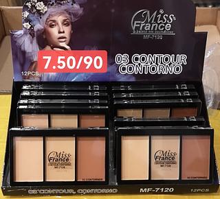 MISSFRACE 3 CONTORNO-12PCS/6.00