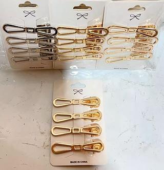 BICO DE PATO DE METAL -KIT 4PCS-12CT/1.50