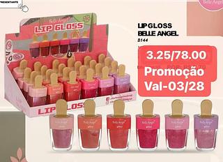 BELLE ANGEL LIP GLOSS-24PCS/3.25