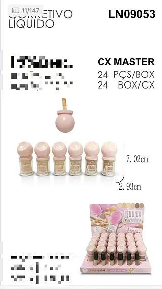 LUA NEVE CORRETIVO LIQUIDO-24PCS/5.00