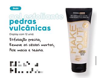 DERMA CHEM GEL ESFOLIANTE PEDRAS VULCANICAS-12PCS/5.50