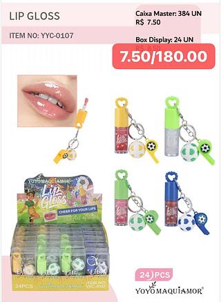 YOYO LIP GLOSS-24PCS/7.50