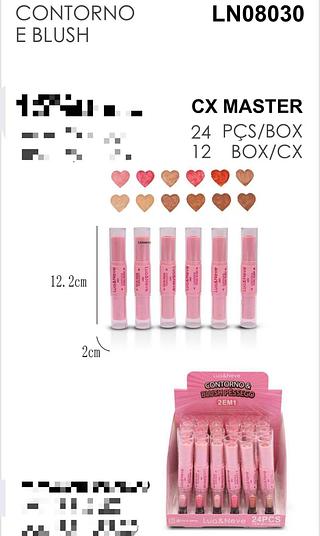 LUA NEVE CONTORNO E BLUSH -24PCS/5.50