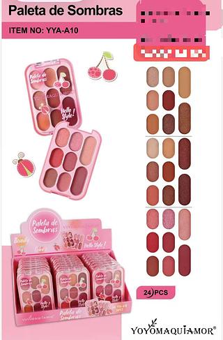 YOYO PALETA DE SOMBRA-24PCS/6.00