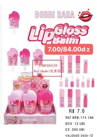 BOBBI RARA LIP GLOSS 2 EM 1-12PCS/7.00