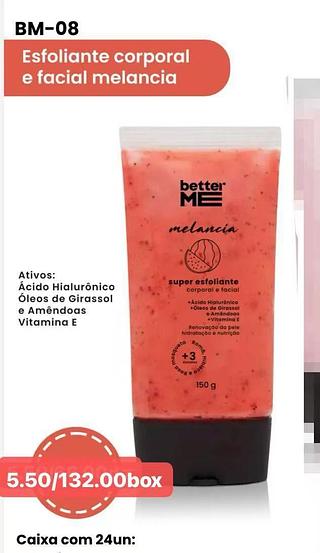 BETTER ME ESFOLIANTE MELANCIA-24PCS/5.50
