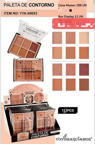 YOYO PALETA DE CONTORNO-12PCS/8.50