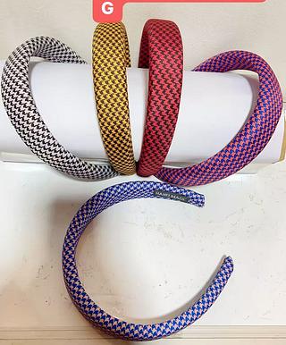 TIARA TECIDO LARGA-12PCS/3.33