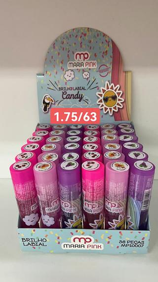 MARIA PINK BRILHO LABIAL CANDY INFANTIL-36PCS/2.08