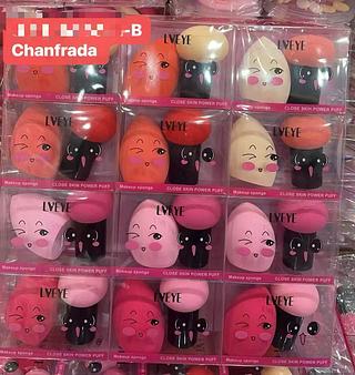 KIT DE ESPONJA PARA MAQUIAGEM-12PCS/3.16