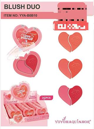 YOYO MAQUIAMOR- BLUSH- -24PCS/5.50