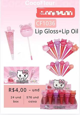 COCOFLEUR LIP GLOSS-24PCS/4.00