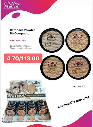 MISS FRANCE PO COMPACTO-24PCS/4.70
