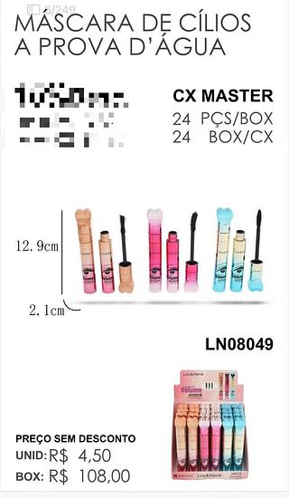 LUANEVE MASCARA DE CILIOS-24PCS/4.50