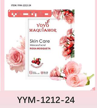 YOYO MASCARA FACIAL ROSA MOSQUETA-20PCS/2.80