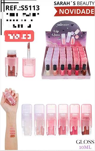 SARAHS LIP GLOSS-24PCS/4.50