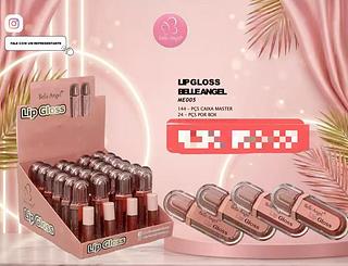 BELLEANGEL LIP GLOSS-24PCS/6.25