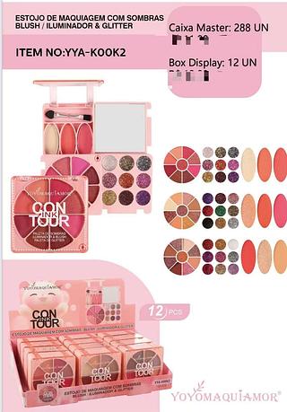 OYO MAQUIAMOR ESTOJO DE MAQUIAGEM-12PCS/11.00